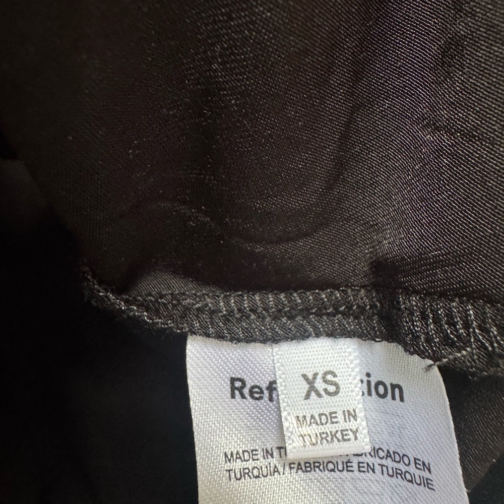 Reformation Black Ruched Button Up Top - Picture 7 of 8